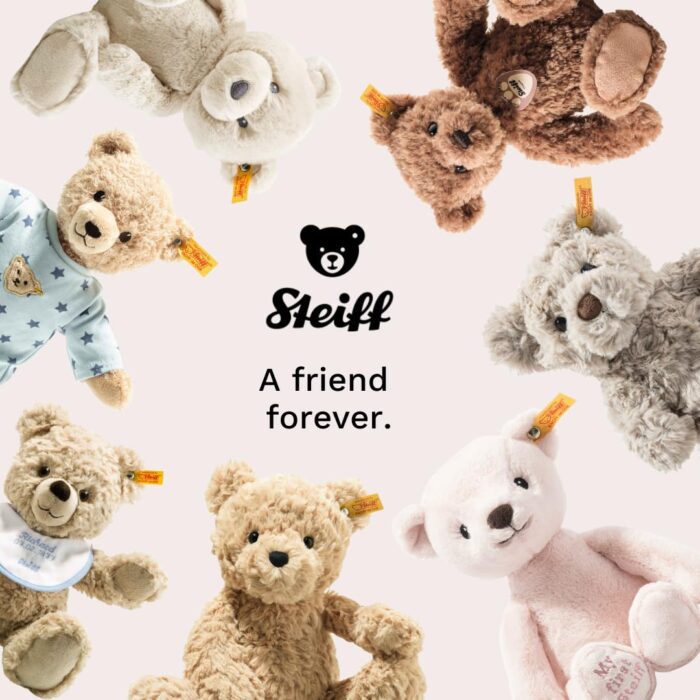 Steiff Kuscheltier Ollie Eule, Süßes Stofftier, Jungen, Mädchen & Babys ab 0 Monaten, Friends, Plüschtier 23 cm, Beige – Bild 4